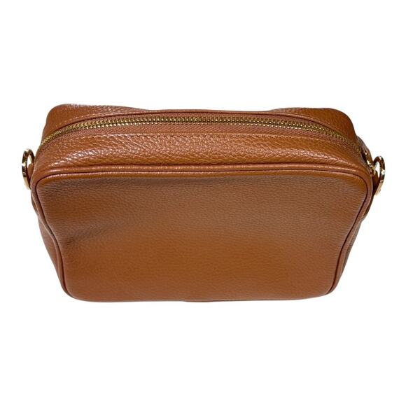 Quince Tan Italian Pebbled Leather Crossbody Bag - Picture 4 of 7